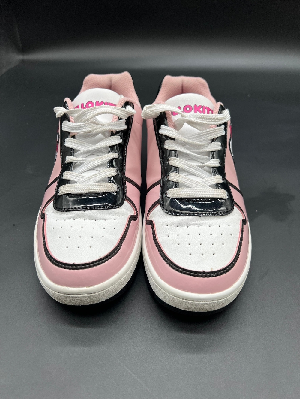 Sanrio Hello Kitty Pink Black Colorblock SneakersSize: US Women's 7 - Picture 5 of 7